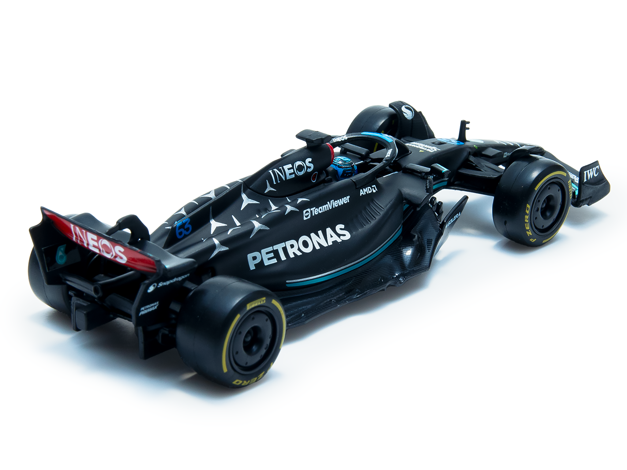 Mercedes-AMG F1 W14 E Performance #63 F1 2023 George Russell - 1:43 Scale Diecast Model Car (w/Driver)