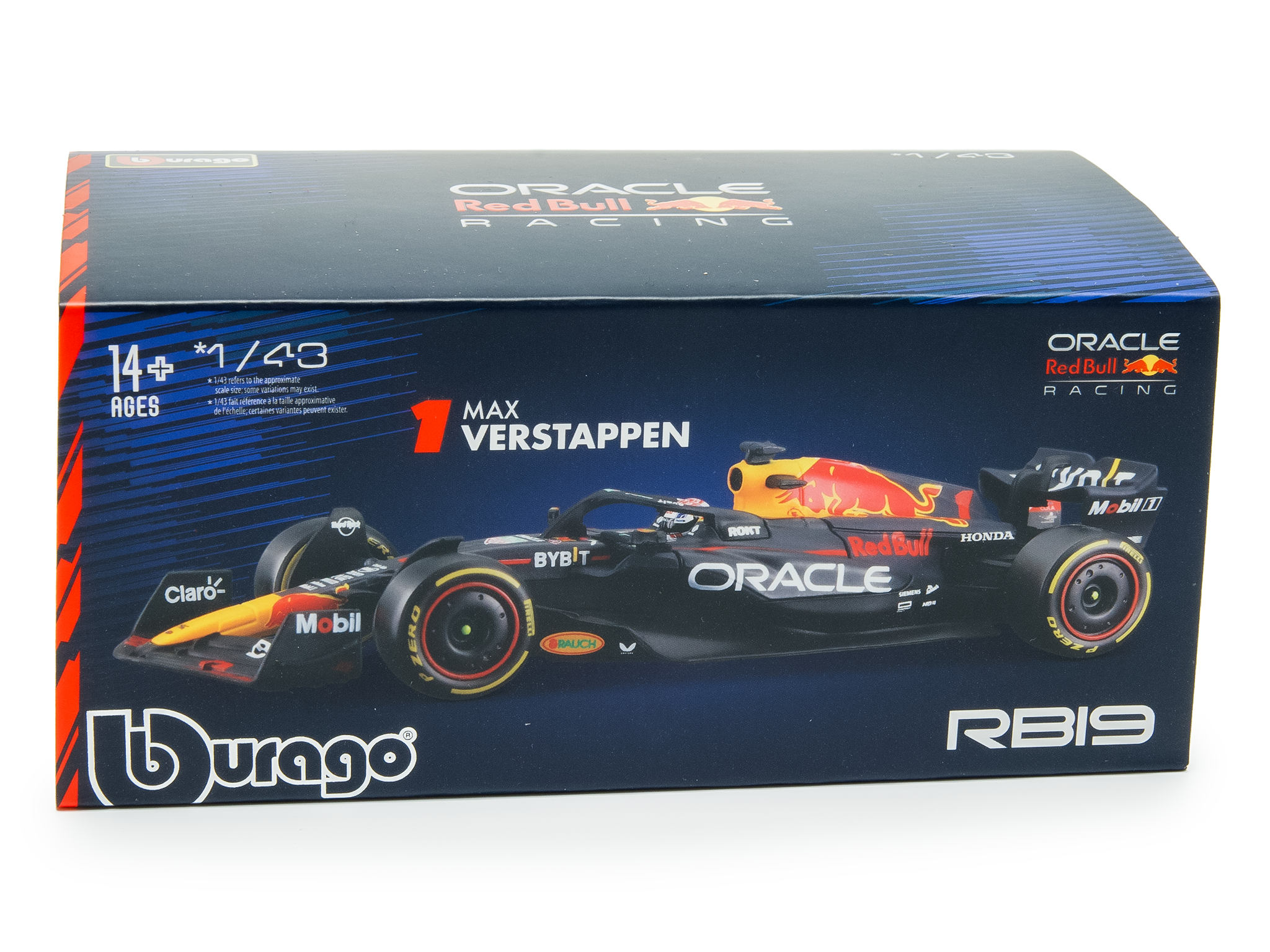 Oracle Red Bull Racing RB19 #1 F1 2023 Max Verstappen - 1:43 Scale Diecast Model Car (w/Driver)