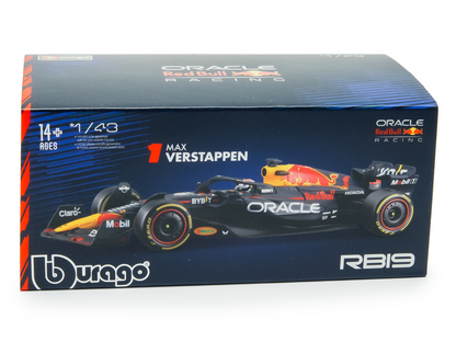 Oracle Red Bull Racing RB19 #1 F1 2023 Max Verstappen - 1:43 Scale  Model Car (w/Driver)