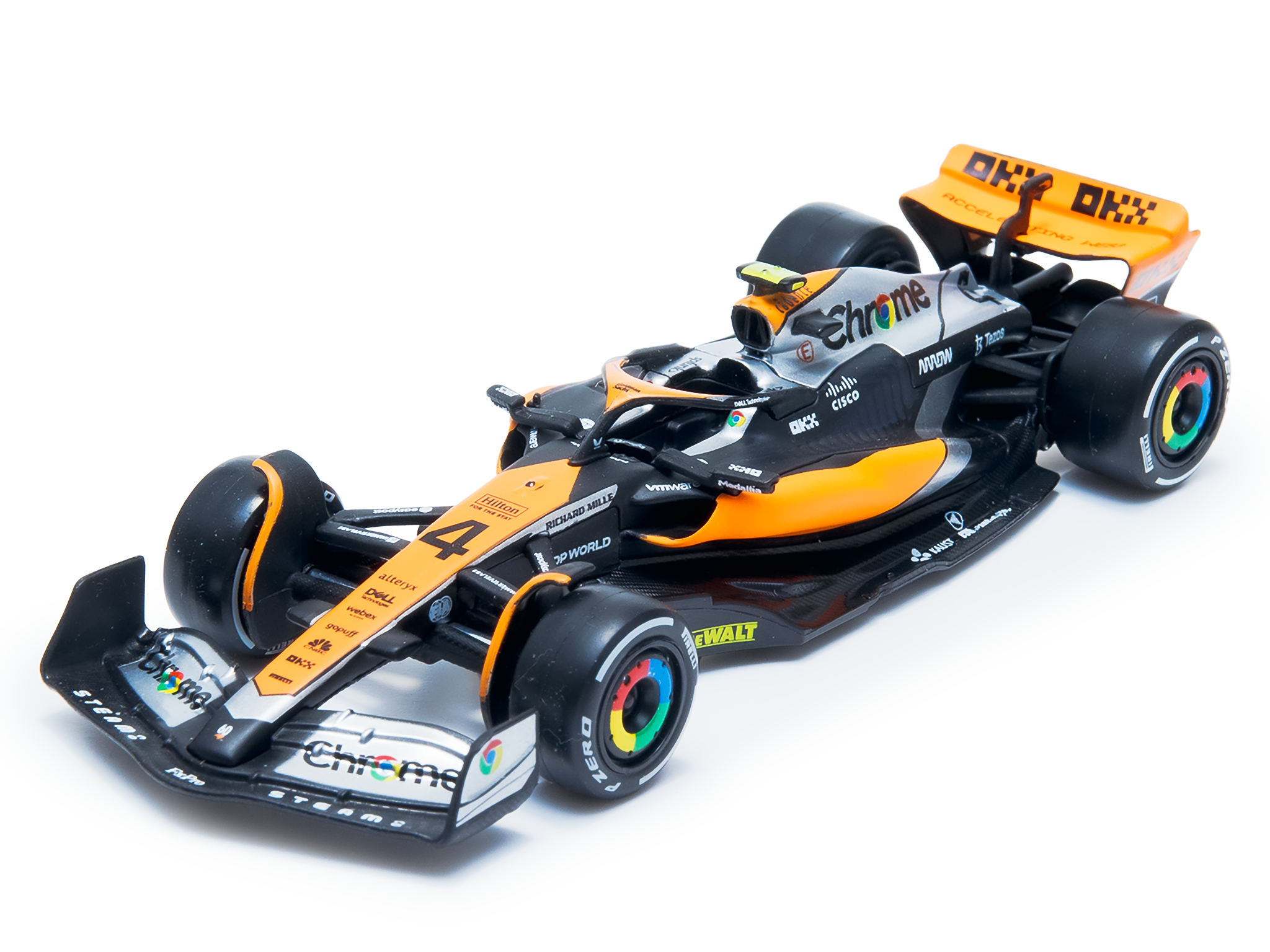 McLaren F1 Team MCL60 #4 F1 British GP 2023 Lando Norris - 1:43 Scale Diecast Model Car