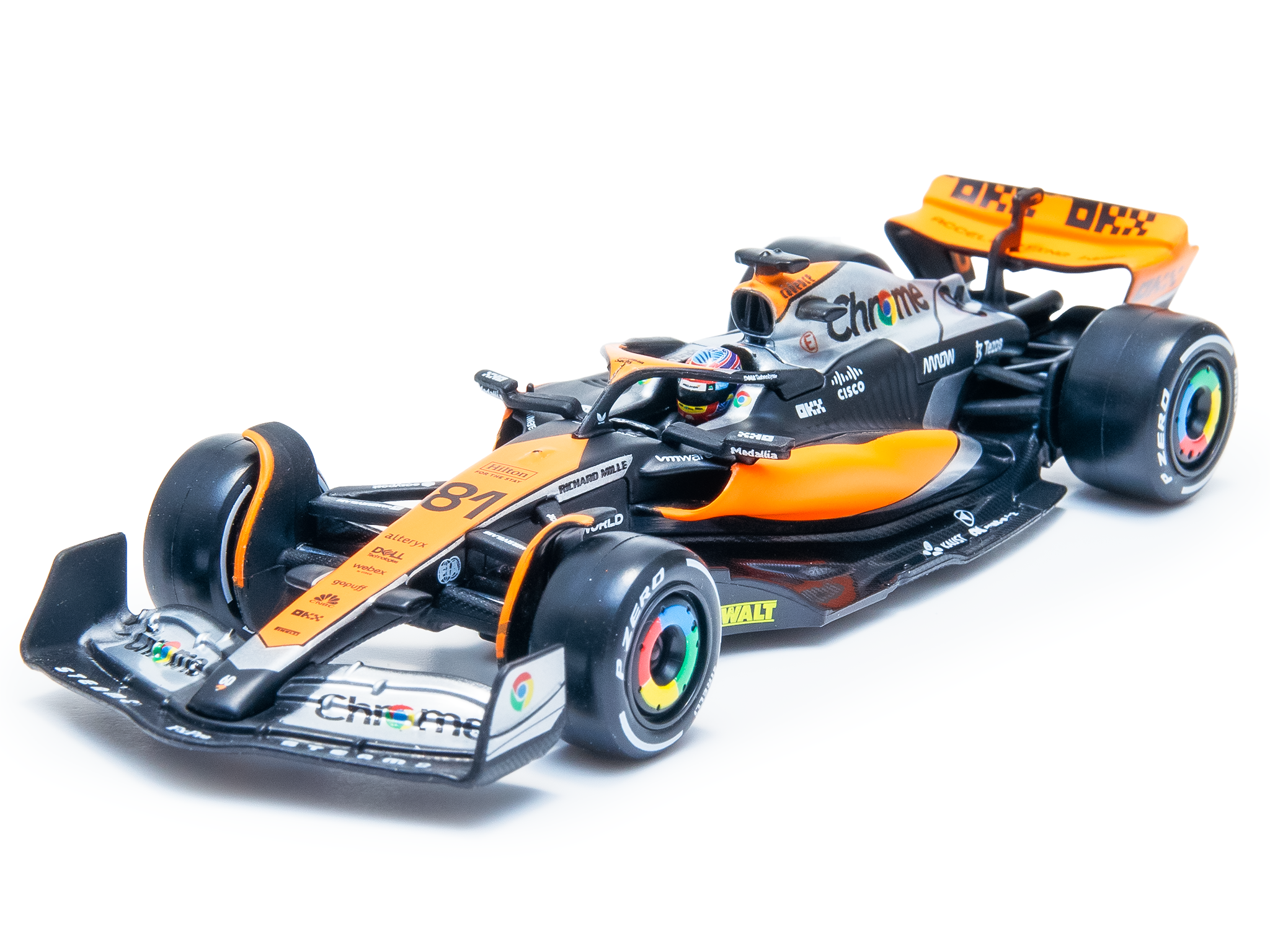 McLaren F1 Team MCL60 #81 F1 2023 Oscar Piastri - 1:43 Scale  Model Car(w/Driver)