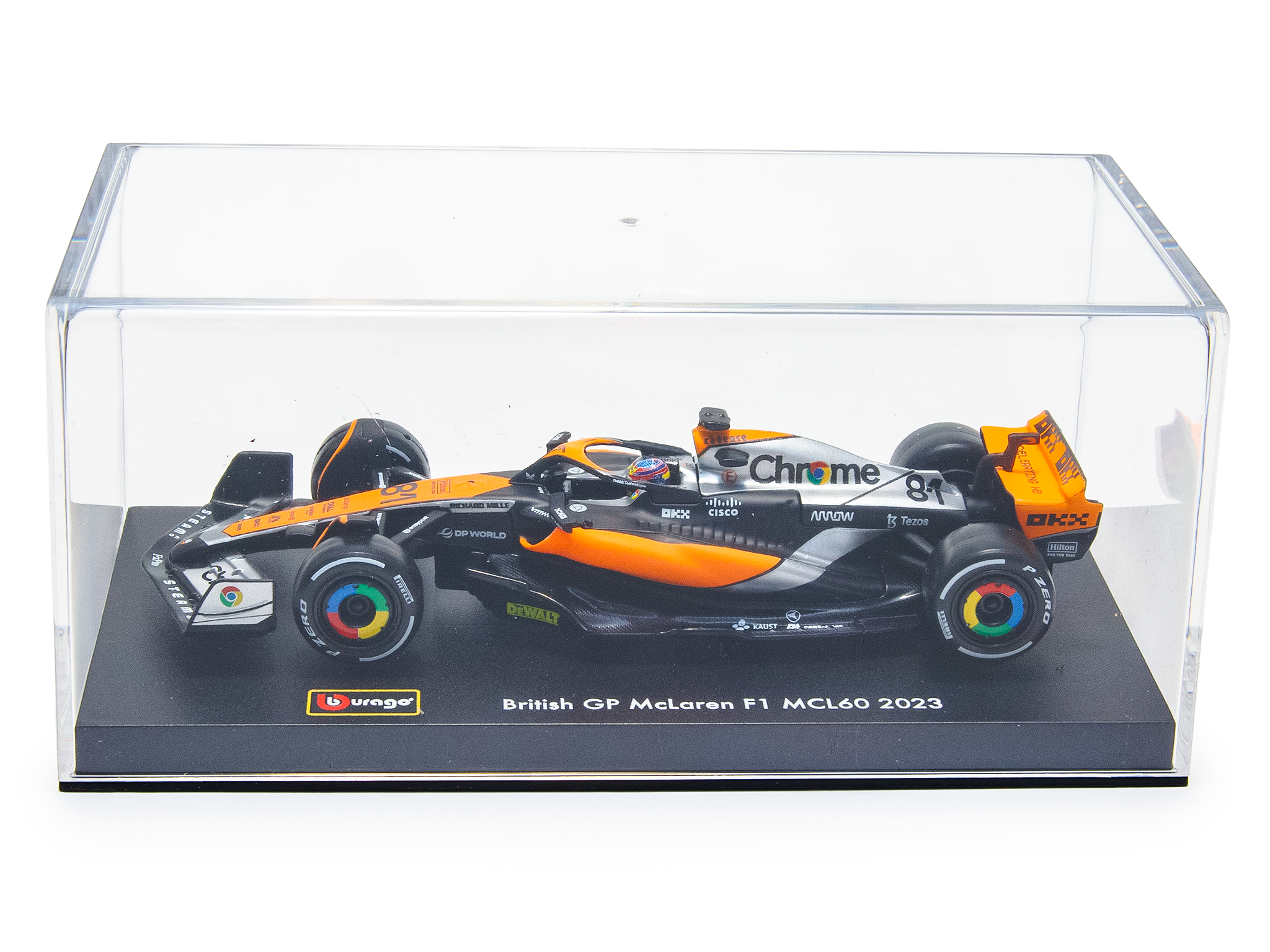 McLaren F1 Team MCL60 #81 F1 2023 Oscar Piastri - 1:43 Scale  Model Car(w/Driver)