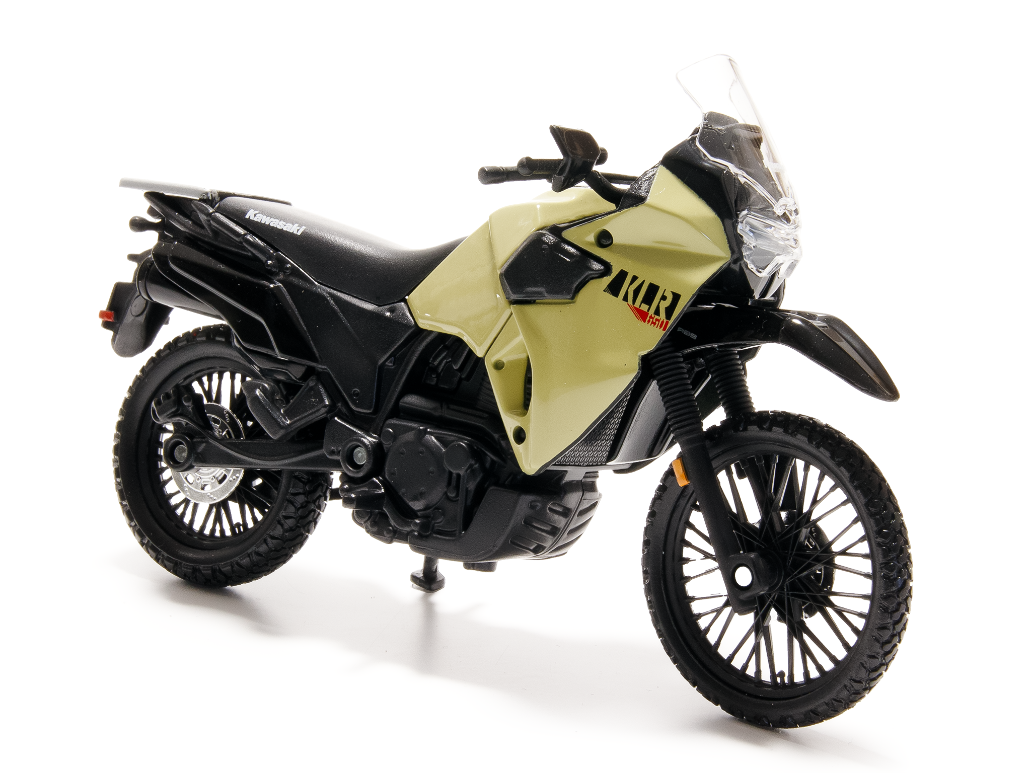 Kawasaki KLR 650 2021 brown - 1:18 Scale Diecast Model Motorcycle