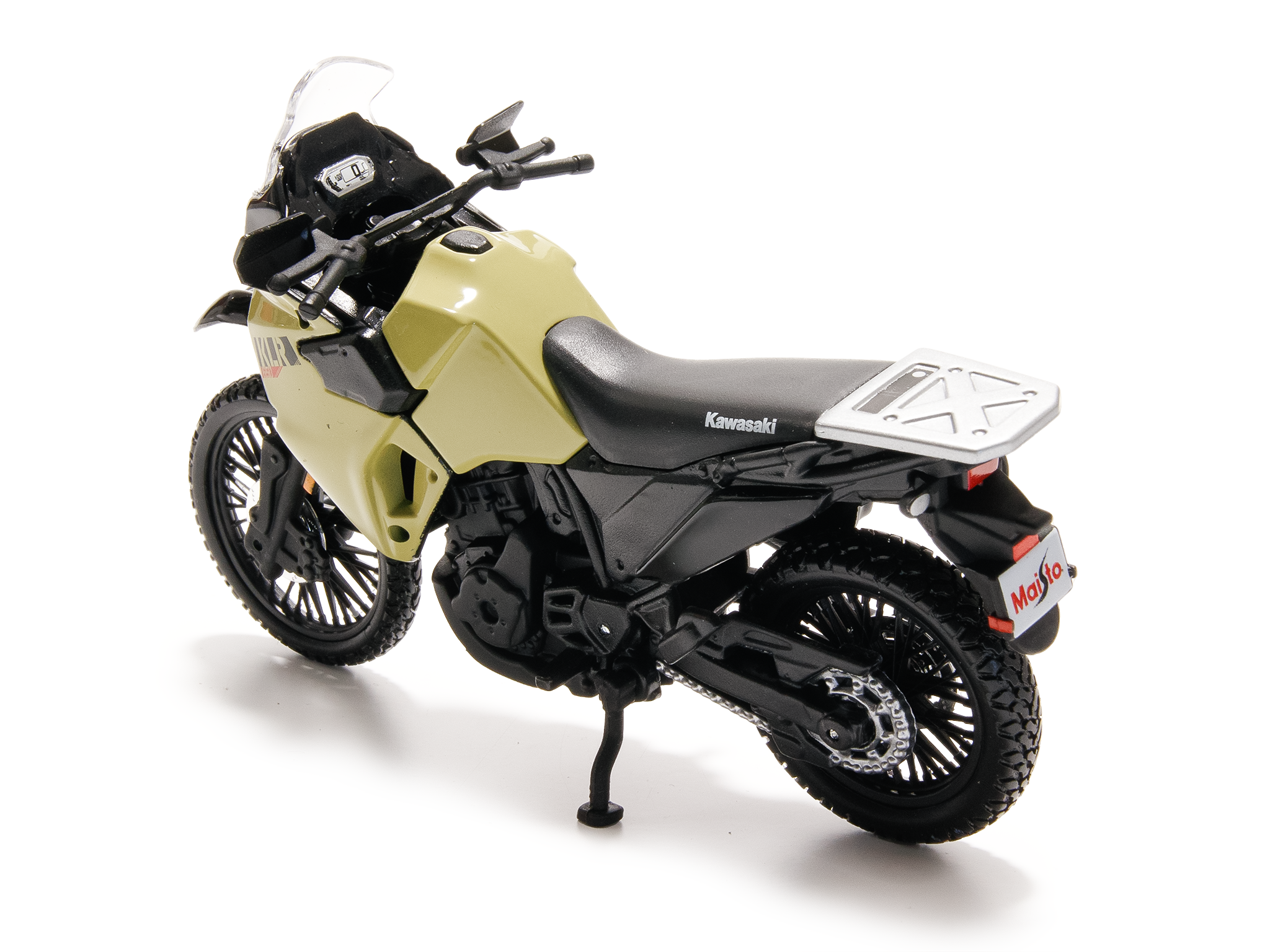 Kawasaki KLR 650 2021 brown - 1:18 Scale Diecast Model Motorcycle