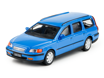 Volvo V70 2008 blue- 1:43 Scale Model Car