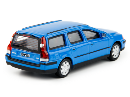 Volvo V70 2008 blue- 1:43 Scale Model Car