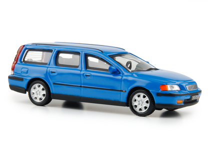 Volvo V70 2008 blue- 1:43 Scale Model Car