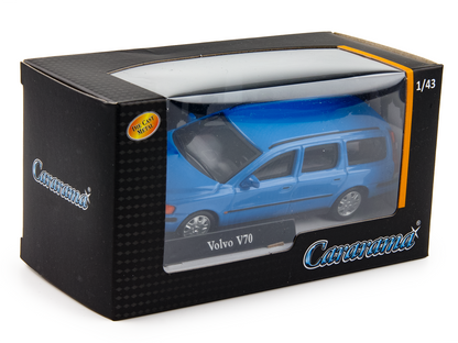 Volvo V70 2008 blue- 1:43 Scale Model Car