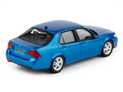 Saab 9.5 1998 blue- 1:43 Scale Model Car