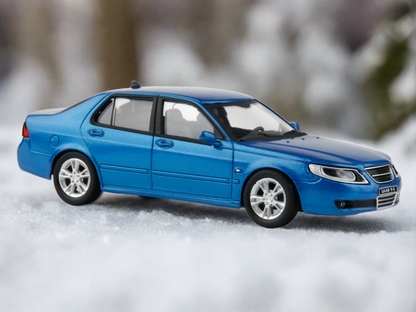 Saab 9.5 1998 blue- 1:43 Scale Model Car