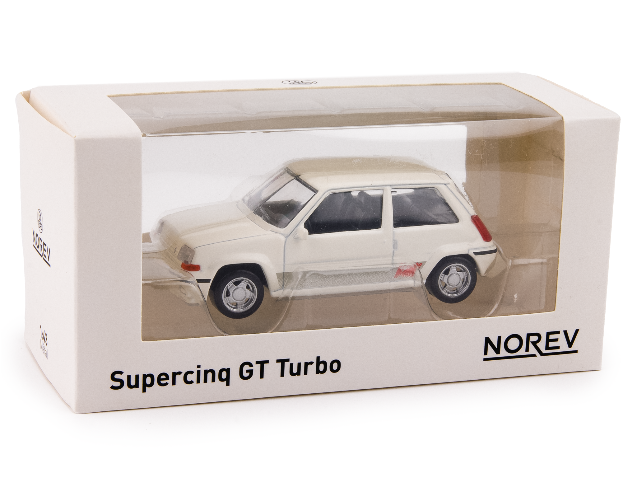 Renault SuperCinq GT Turbo Ph.2 1988 white - 1:43 Scale Diecast Model Car