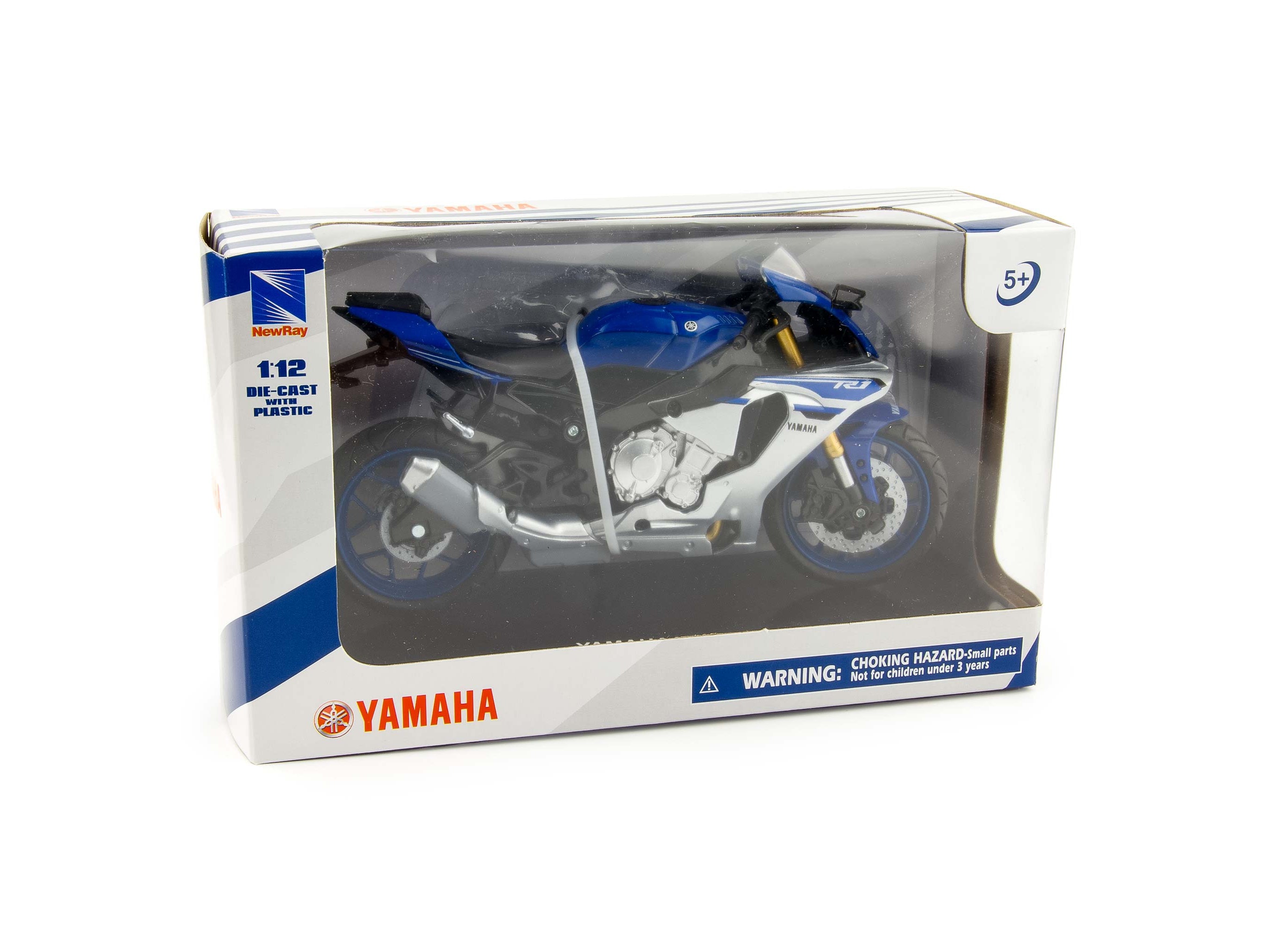 Yamaha YZF-R1 2015 blue - 1:12 Scale Diecast Model Motorcycle