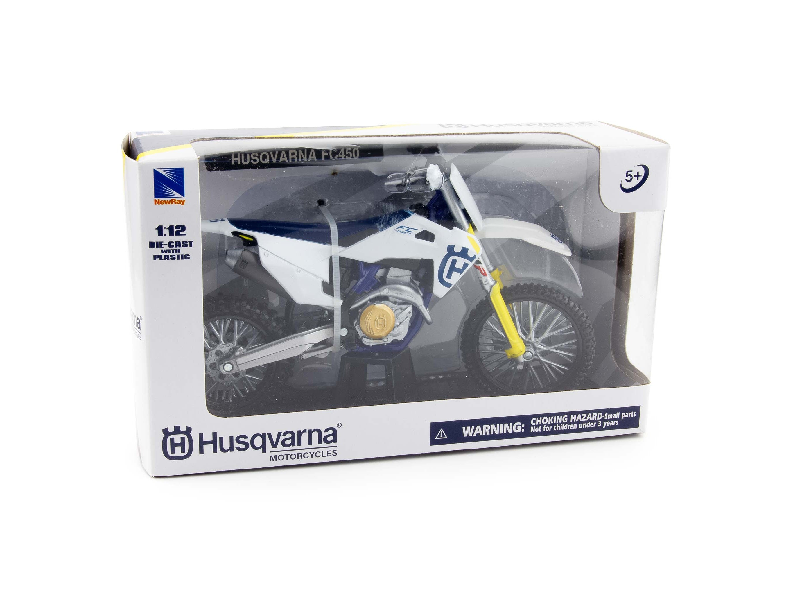 Husqvarna FC 450 2019 white - 1:12 Scale Diecast Model Motorcycle