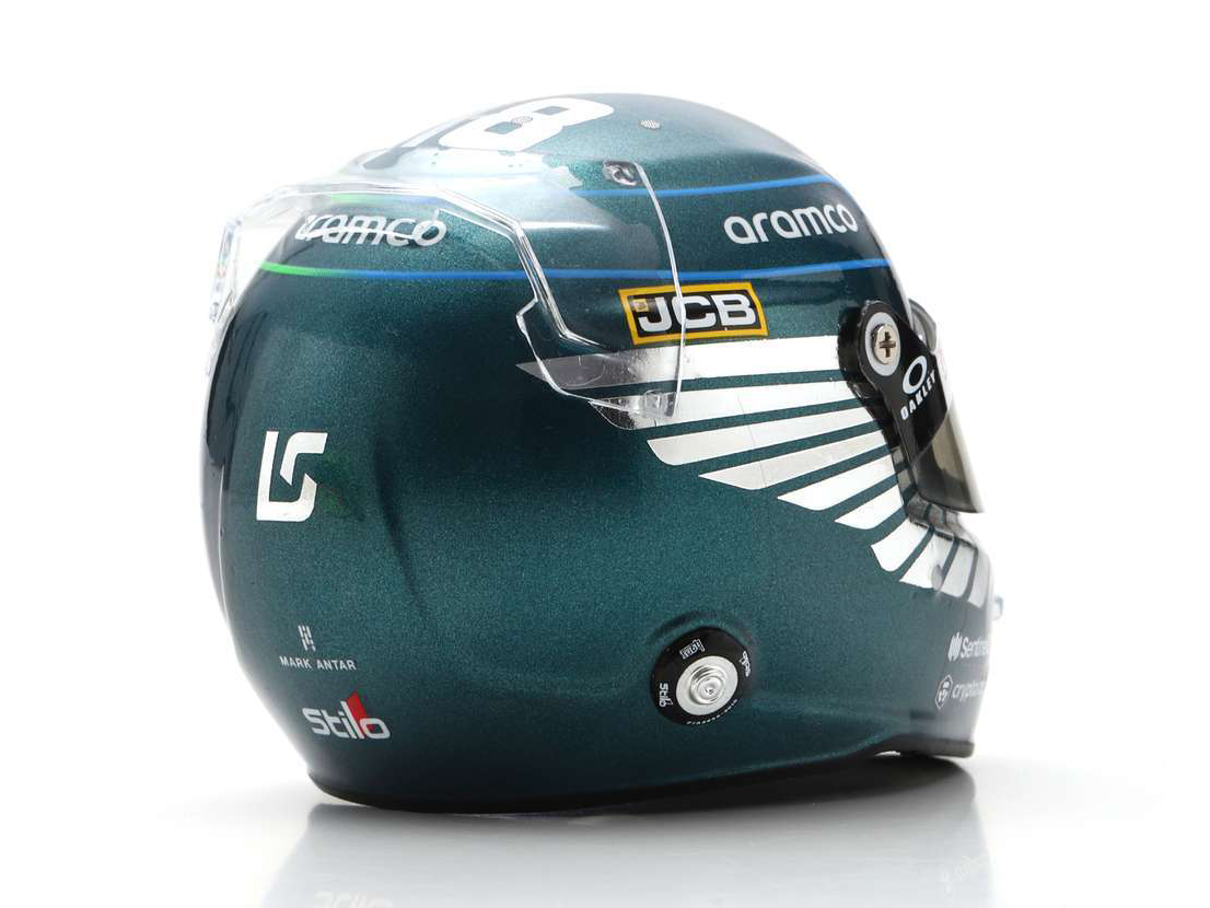 Lance Stroll Aston Martin Aramco Cognizant F1 2023 Helmet - 1:5 Scale