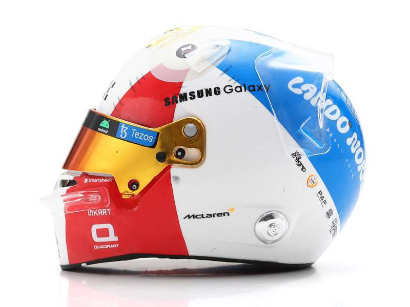 Lando Norris McLaren F1 Miami GP 2023 - 1:5 Scale Replica Helmet