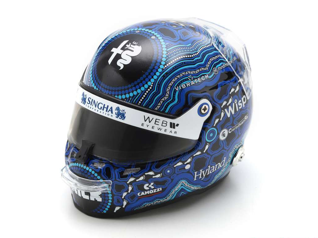 Valtteri Bottas Alfa Romeo Team Stake F1 Australian GP 2023 Helmet - 1:5 Scale