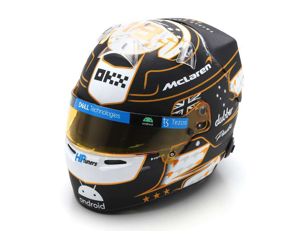 Oscar Piastri McLaren F1 Monaco GP 2023 Helmet - 1:5 Scale