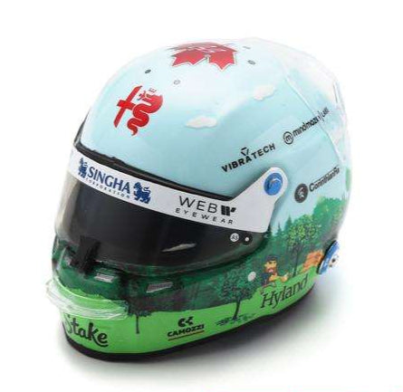 Valtteri Bottas F1 Canadian GP 2023 Helmet 1:5 Scale Spark Resin Replica-Spark-Diecast Model Centre