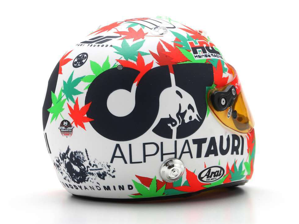 Yuki Tsunoda AlphaTauri F1 Italian GP 2023 - 1:5 Scale Replica Helmet