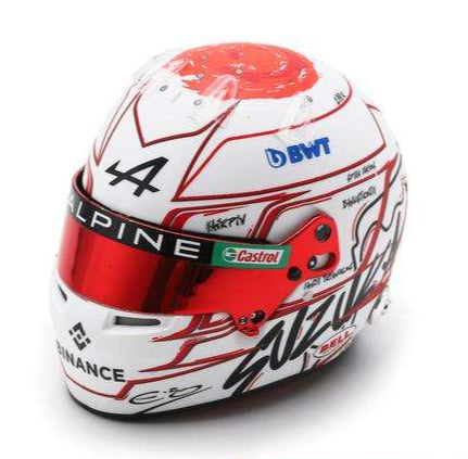 Esteban Ocon F1 Japanese GP 2023 Helmet 1:5 Scale Spark Resin Replica-Spark-Diecast Model Centre
