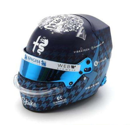 Zhou Guanyu F1 Japanese GP 2023 Helmet 1:5 Scale Spark Resin Replica-Spark-Diecast Model Centre
