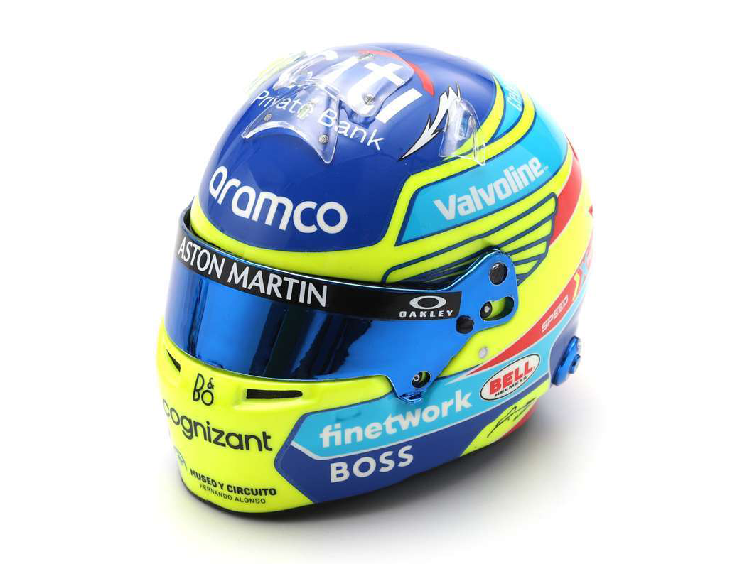 Fernando Alonso F1 2024 Helmet - 1:5 Scale