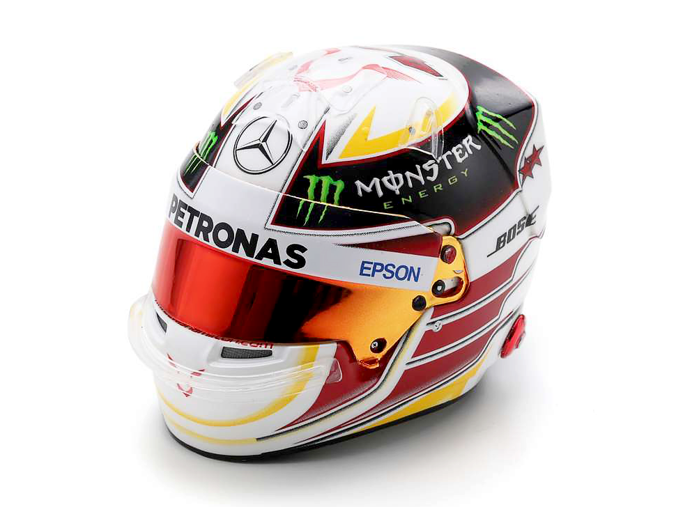 Lewis Hamilton F1 United Sates GP 2015 World Champion - 1:5 Scale Replica Helmet