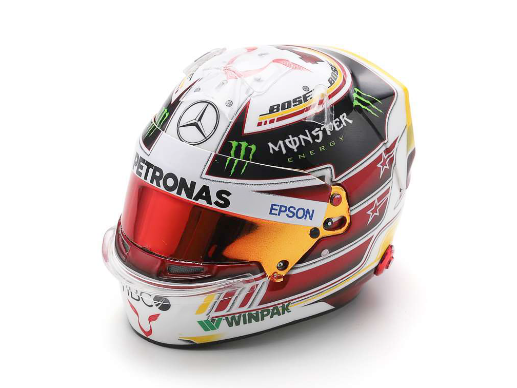 Lewis Hamilton F1 Mexican GP 2018 World Champion - 1:5 Scale Replica Helmet