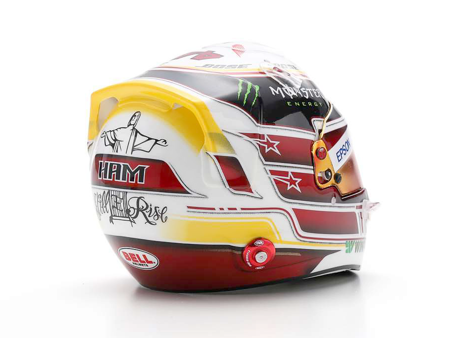 Lewis Hamilton F1 Mexican GP 2018 World Champion - 1:5 Scale Replica Helmet