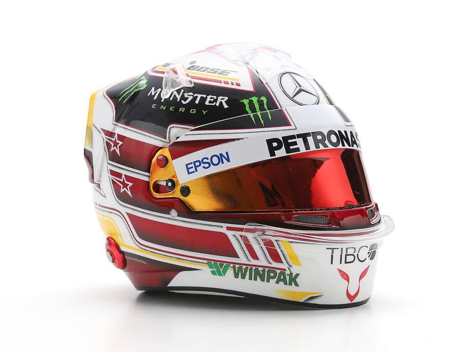 Lewis Hamilton F1 Mexican GP 2018 World Champion - 1:5 Scale Replica Helmet