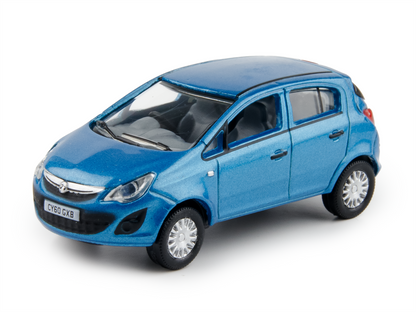 Vauxhall Corsa Oriental Blue - 1:76 Scale Model Car