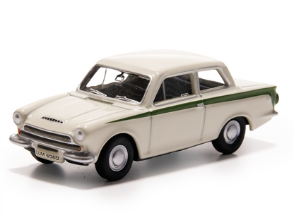 Ford Lotus Cortina Mk1 Ermine White - 1:76 Scale