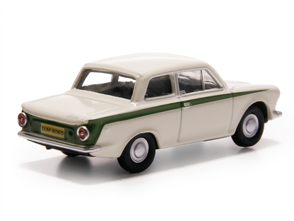 Ford Lotus Cortina Mk1 Ermine White - 1:76 Scale