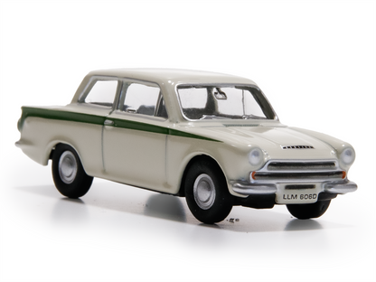 Ford Lotus Cortina Mk1 Ermine White - 1:76 Scale