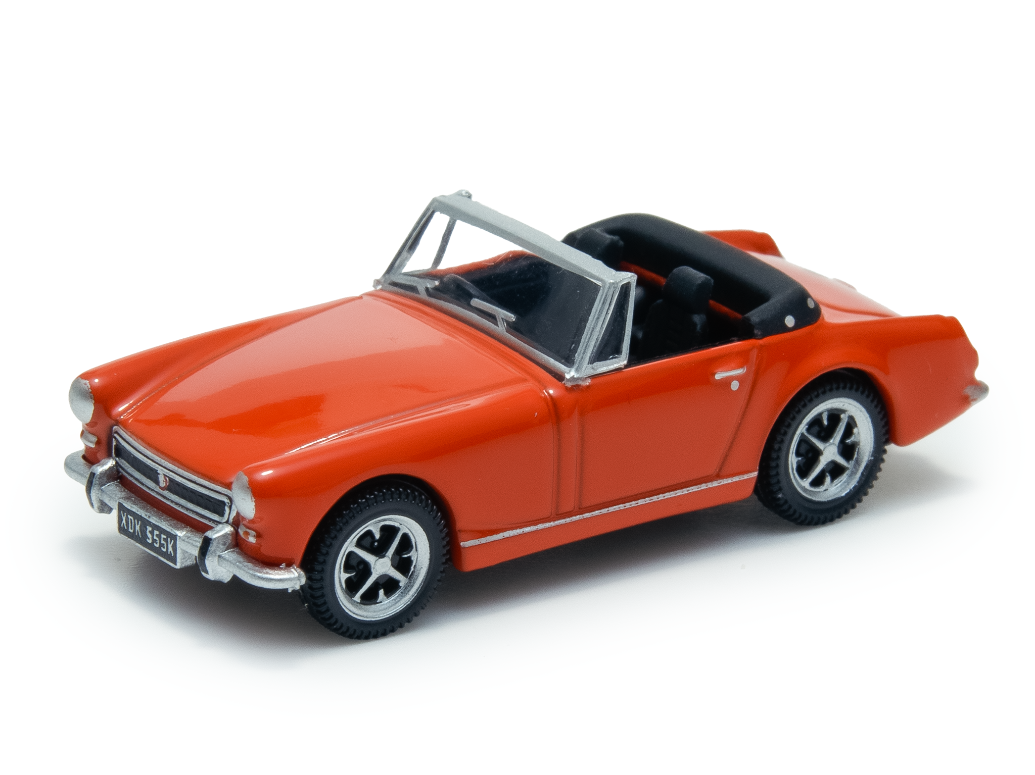 MG Midget Mk3 Blaze Orange - 1:76 Scale Model Car