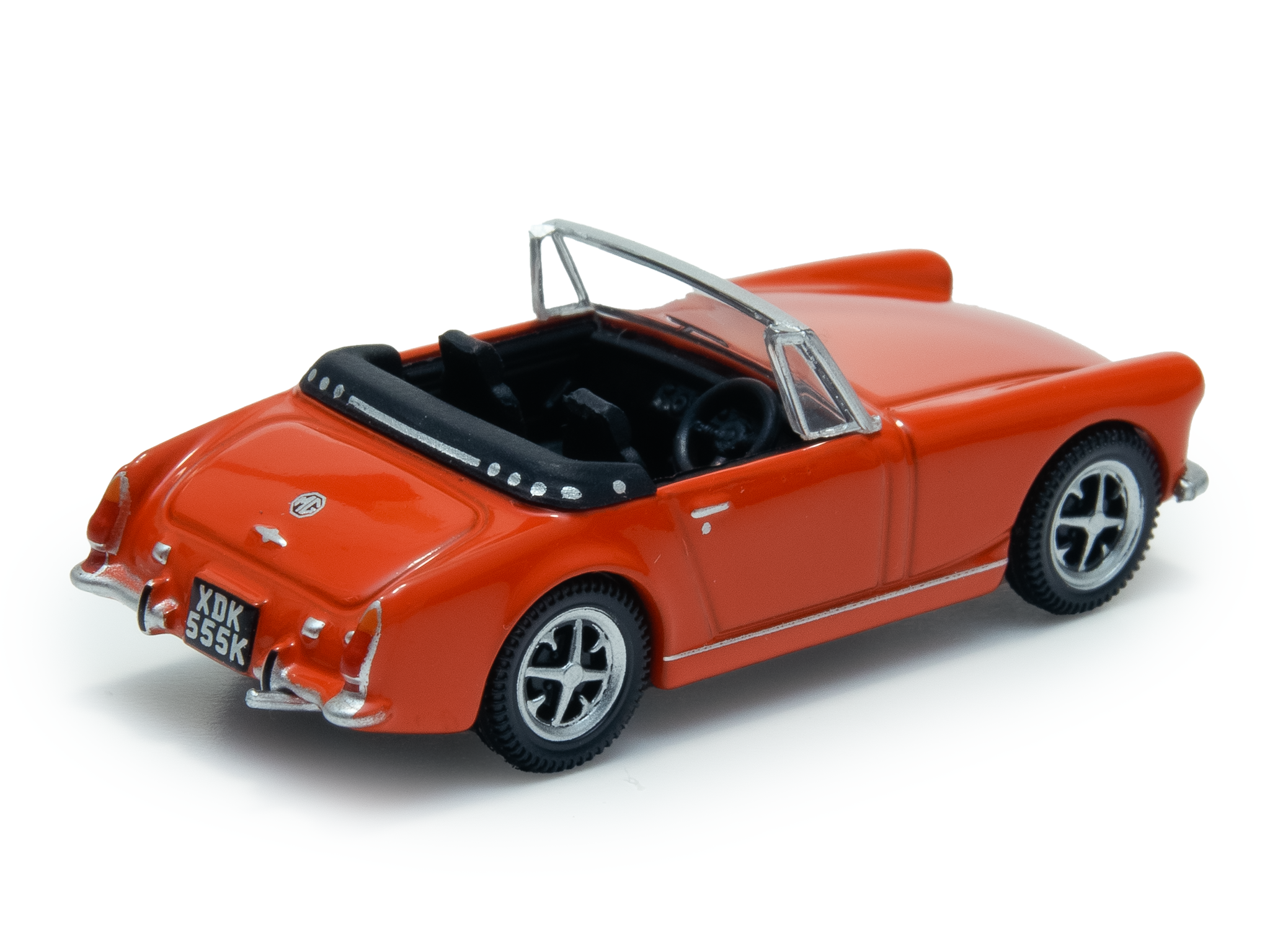 MG Midget Mk3 Blaze Orange 1 76 Scale Model Car