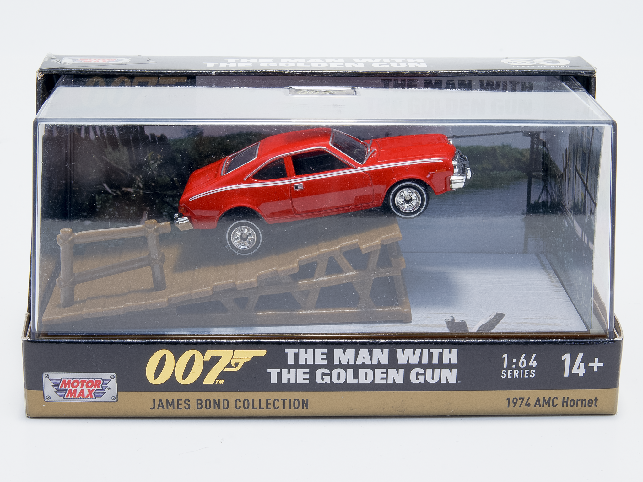 AMC Hornet 1974 The Man With The Golden Gun Bond 60th Anniversary - 1:64 Scale (Damaged)-Motormax-Diecast Model Centre