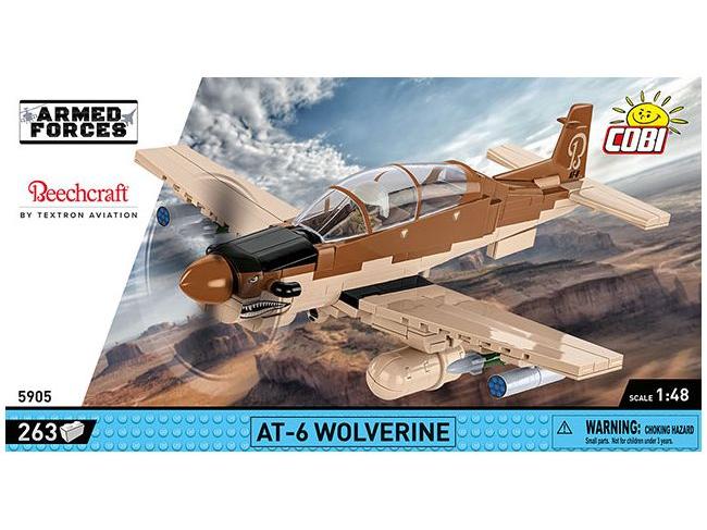 AT-6 Wolverine Beechcraft 262 Armed Forces Cobi Brick Build Kit-Cobi-Diecast Model Centre