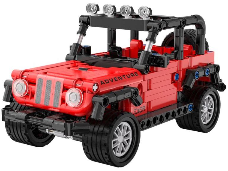 Adventure Off-Roader Pull Back Brick Builder Red (317pcs) Cada Kit-Cada-Diecast Model Centre