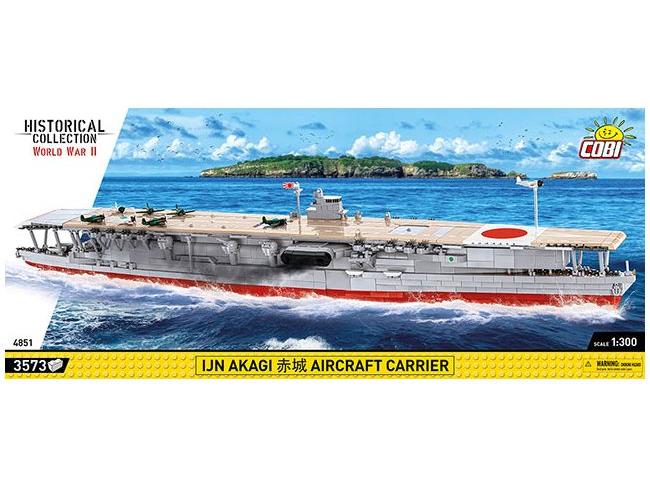 Akagi Aircraft Carrier WWII (3510 pcs) Cobi Brick Build Kit-Cobi-Diecast Model Centre