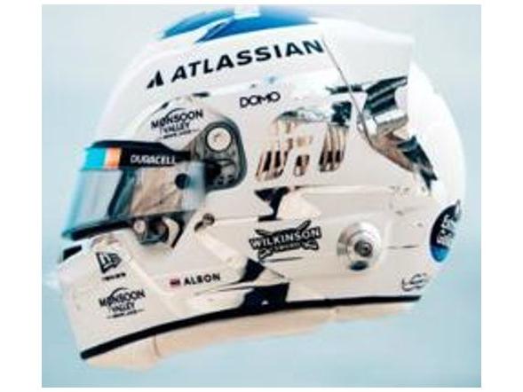Alex Albon F1 2026 Helmet 1:5 Scale Spark Resin Replica Helmet-Spark-Diecast Model Centre