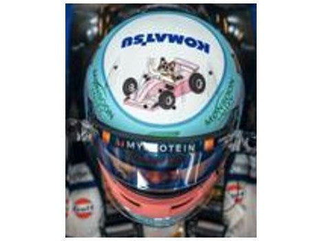 Alex Albon F1 British GP 2024 - 1:5 Scale Replica Helmet-Spark-Diecast Model Centre