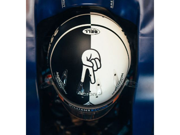 Alex Albon Williams Racing F1 British GP 2023 - 1:5 Scale Replica Helmet-Spark-Diecast Model Centre