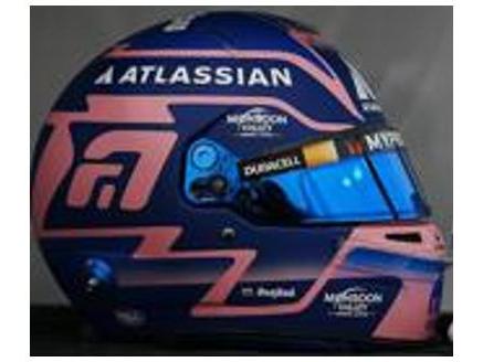 Alexander Albon 2025 Helmet Williams Racing 1:5 Scale Spark Replica-Spark-Diecast Model Centre