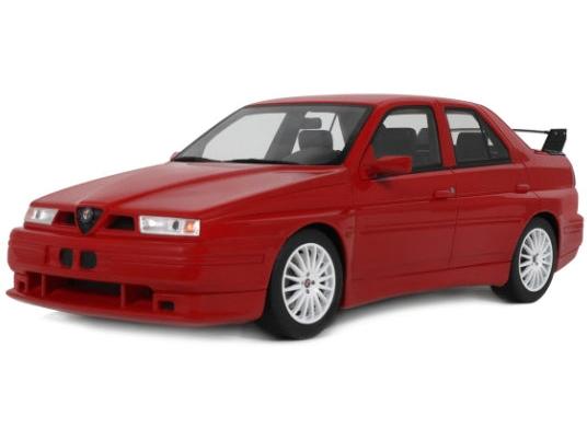 Alfa Romeo 155 GTA Stradale Alfa Red 130 1993 1:18 Scale Resin Model Car – OttOmobile-OttOmobile-Diecast Model Centre