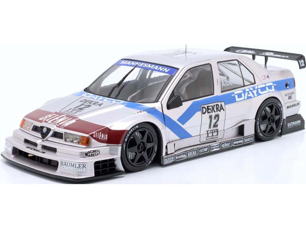 Alfa Romeo 155 V6 TI #12 DTM/ITC 1995 Michele Alboreto 1:18 Scale Werk83 Diecast Model Car-Werk83-Diecast Model Centre