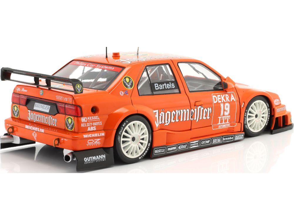 Alfa Romeo 155 V6 TI Jagermeister DTM/ITC 1995 Michael Bartels #19 1:18 Scale Werk83 Diecast Model Car-Werk83-Diecast Model Centre