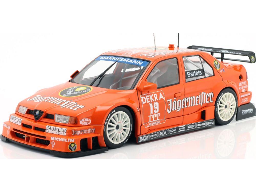 Alfa Romeo 155 V6 TI Jagermeister DTM/ITC 1995 Michael Bartels #19 1:18 Scale Werk83 Diecast Model Car-Werk83-Diecast Model Centre