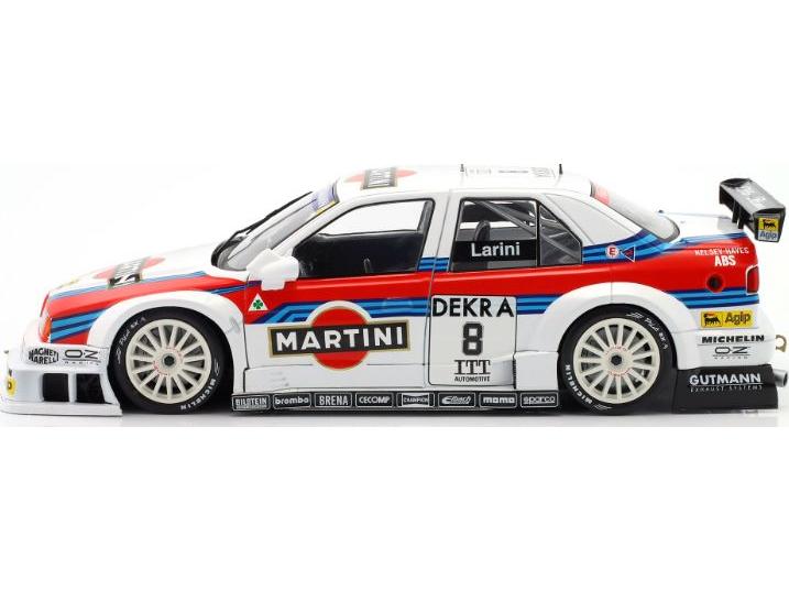 Alfa Romeo 155 V6 TI Nicola Larini #8 Martini Racing DTM/ITC 1995 1:18 Scale Werk83 Diecast Model Car-Werk83-Diecast Model Centre