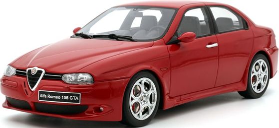 Alfa Romeo 156 GTA Red 2002 1:18 Scale OttOmobile Resin Model-OttOmobile-Diecast Model Centre